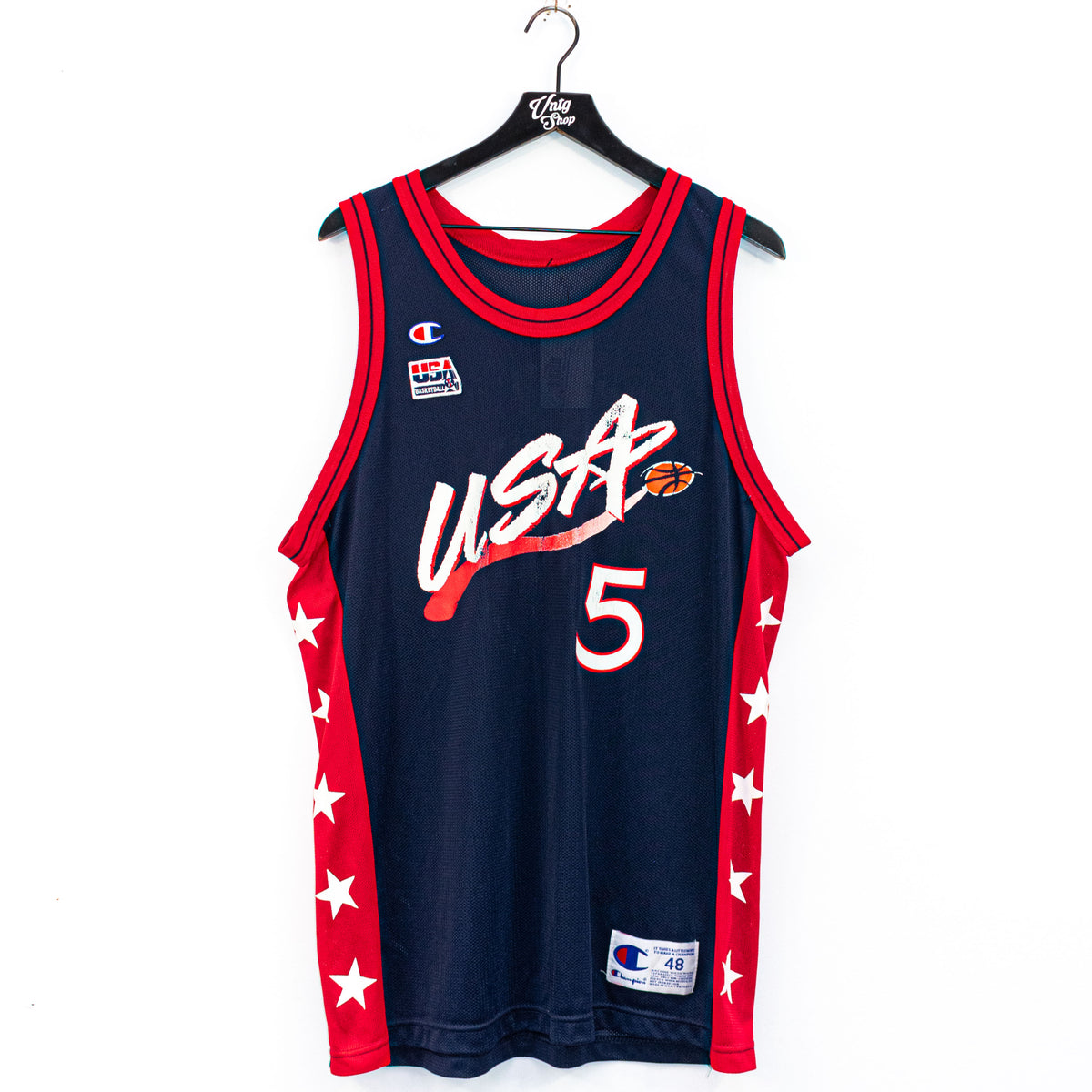 Champion USA Basketball Dream Team Grant Hill Jersey– VNTG Shop