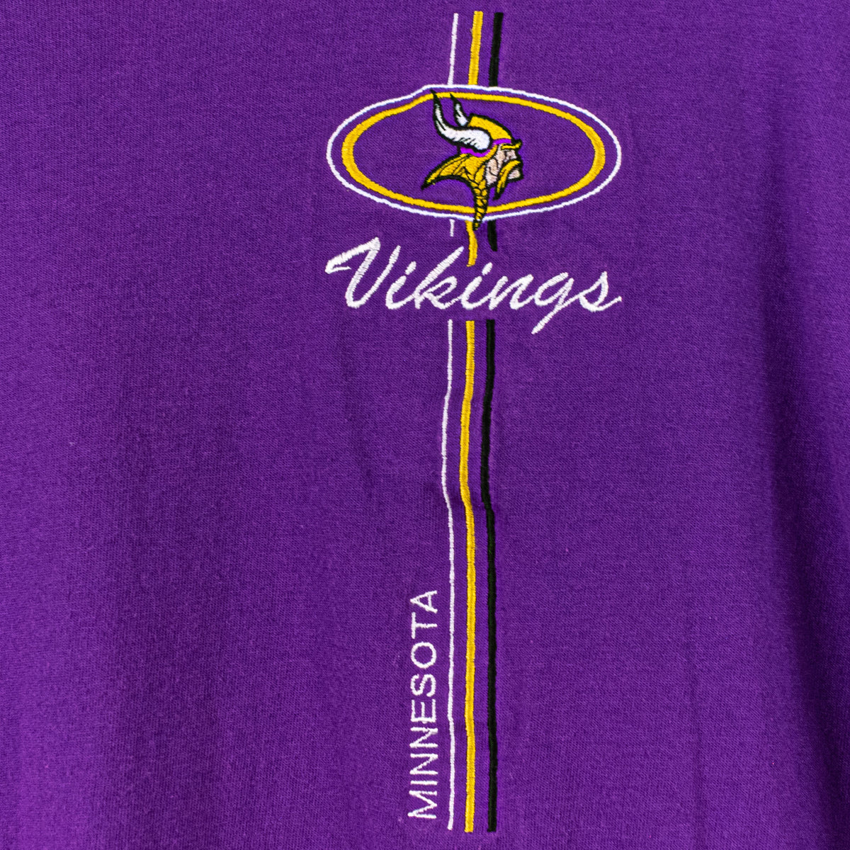 Minnesota Vikings NFL Wordmark Embroidered Longsleeve Flannel Shirt -  Cyberteez