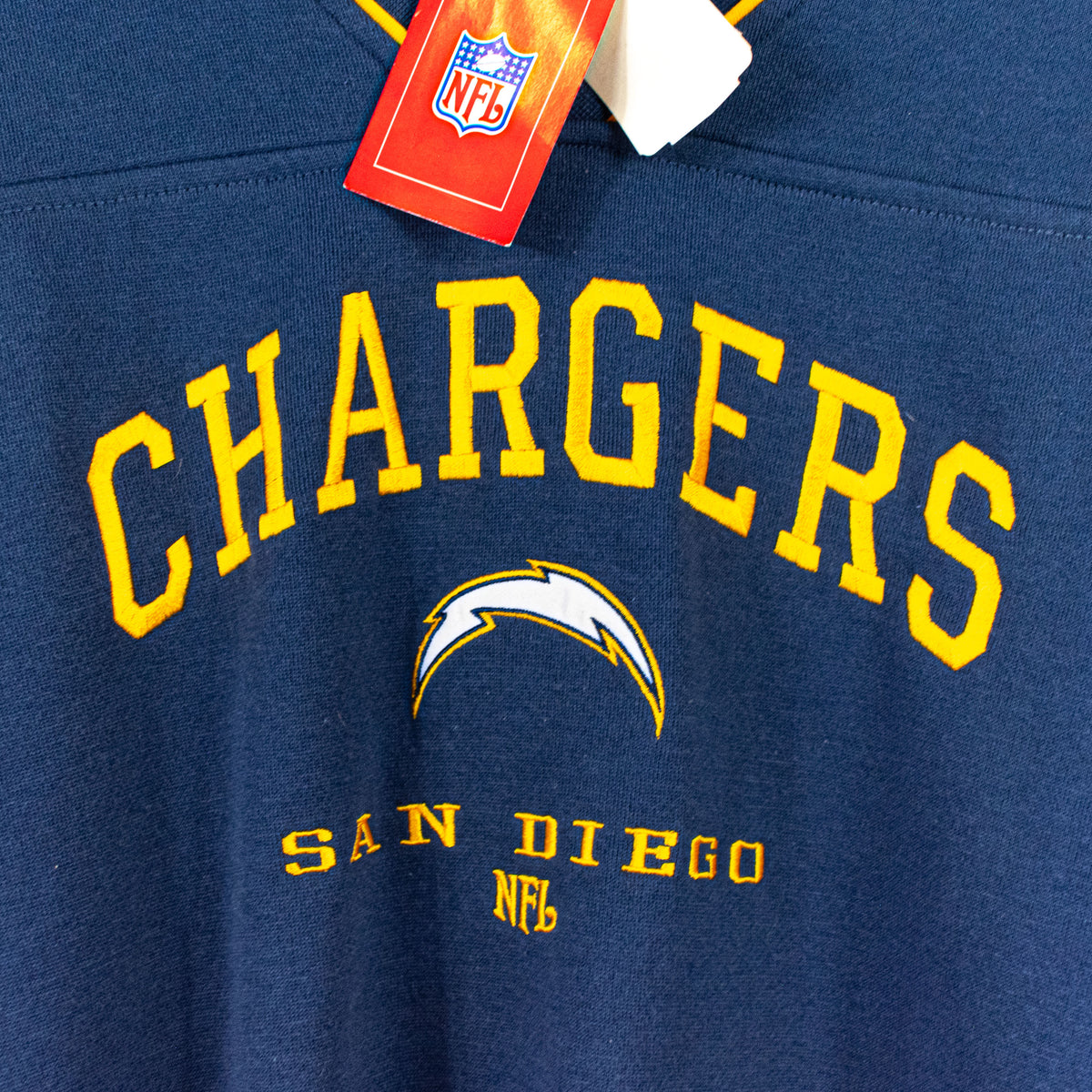 NFL Team San Diego Chargers Football Embroidered Sweatshirt