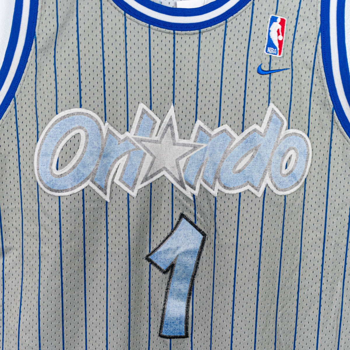 NIKE NBA Orlando Magic Tracy McGrady #1 Pinstripe Jersey– VNTG Shop