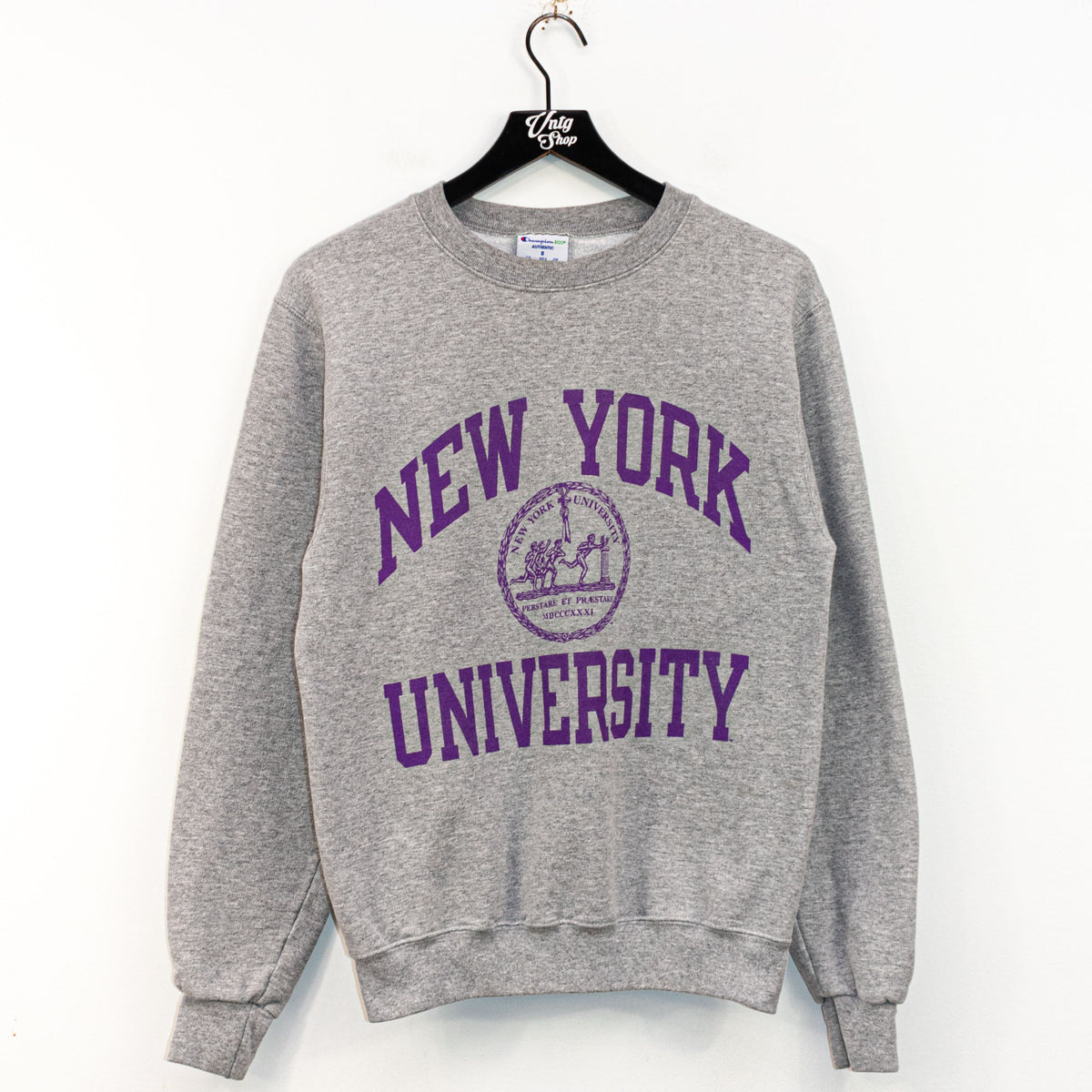 Champion NYU New York University Crest Sweatshirt– VNTG Shop