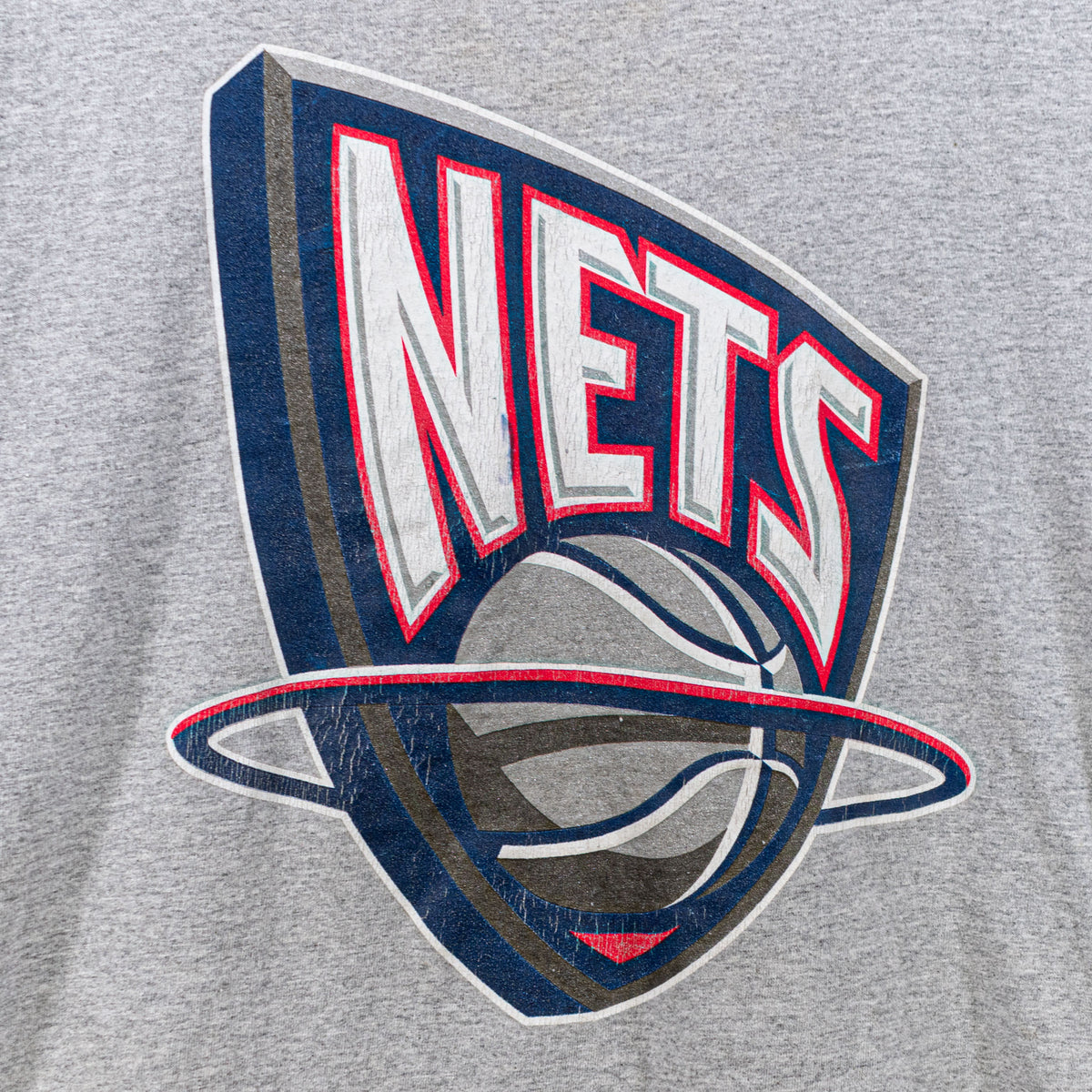 New Jersey NETS NBA Big Logo T Shirt VNTG Shop