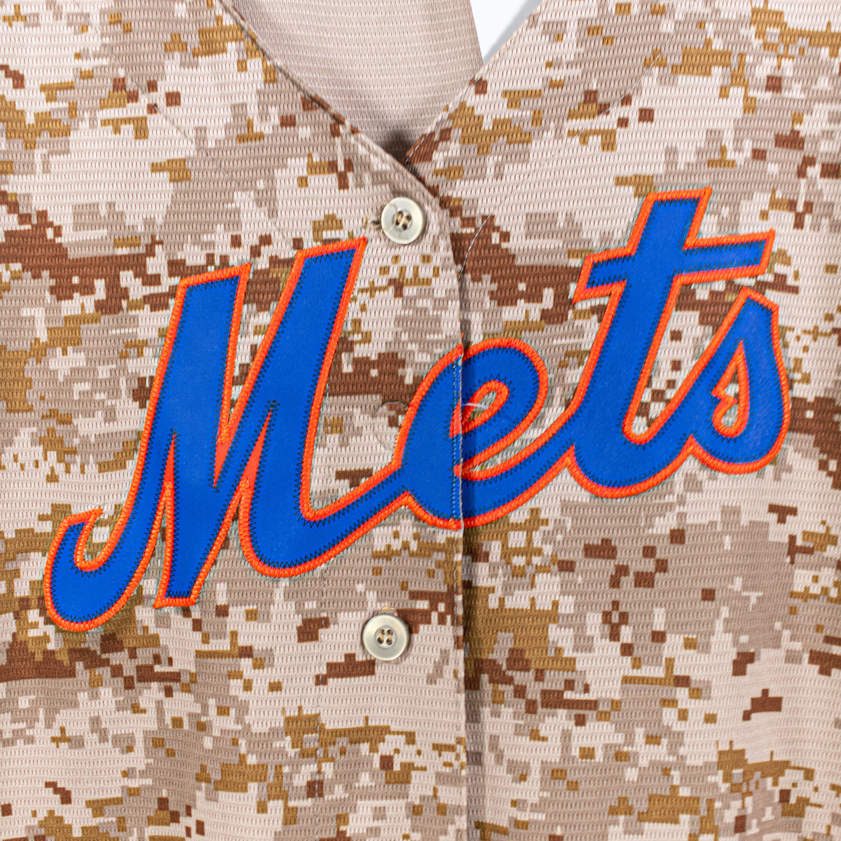 Majestic MLB New York Mets Digital Army Camo Coolbase Jersey VNTG Shop