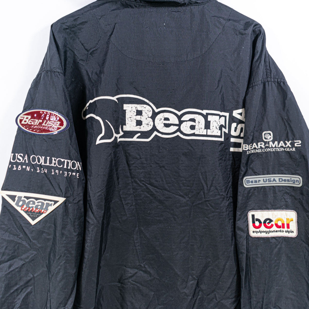 bear usa goggle jacket BEAR USA Anorak Windbreaker Jacket Utility Function Streetwear– VNTG Shop