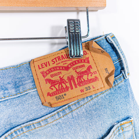 Levis 501 Button Fly Jean Shorts