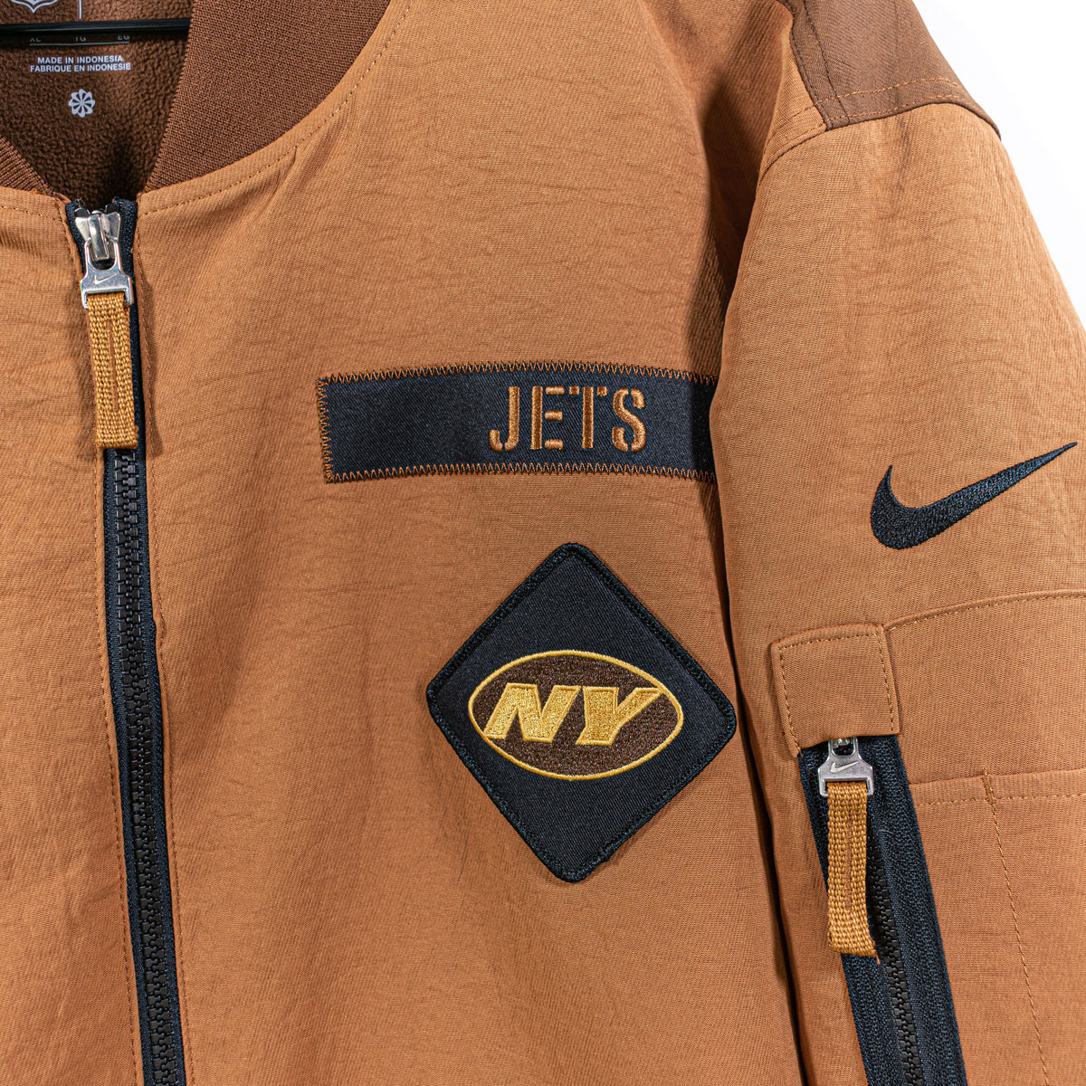 NIKE NFL Salute To Service Bomber Jacket New York Jets Team Issued VNTG Shop