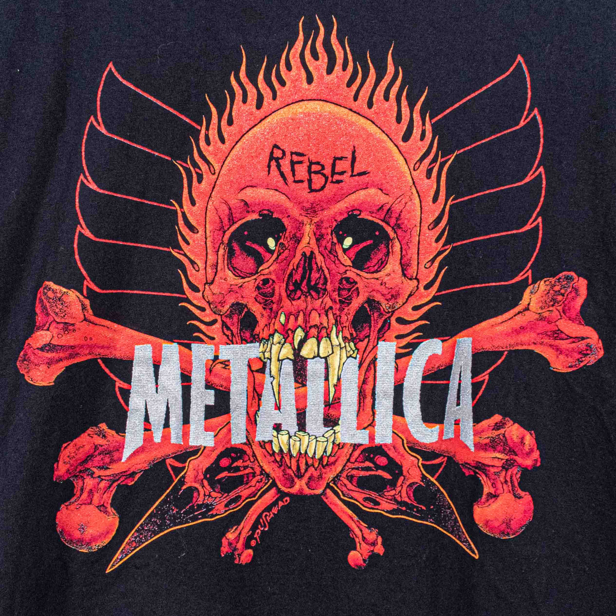 Metallica Rebel Pushead T-Shirt Giant– VNTG Shop