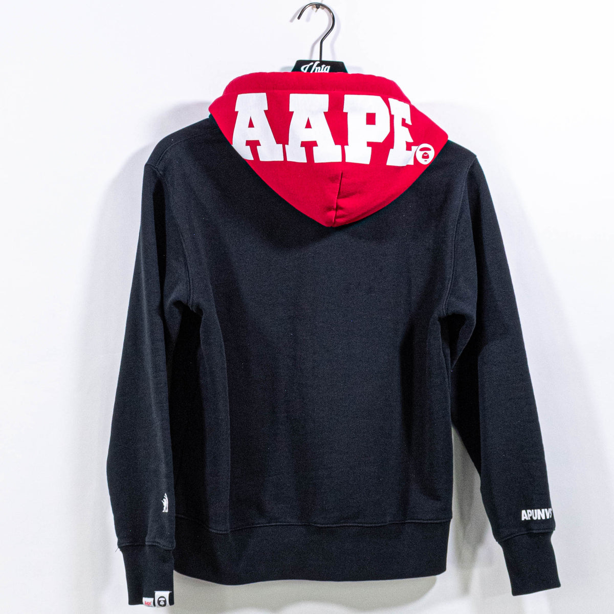 AAPE by Bape Zip Hoodie Sweatshirt Spell Out– VNTG Shop