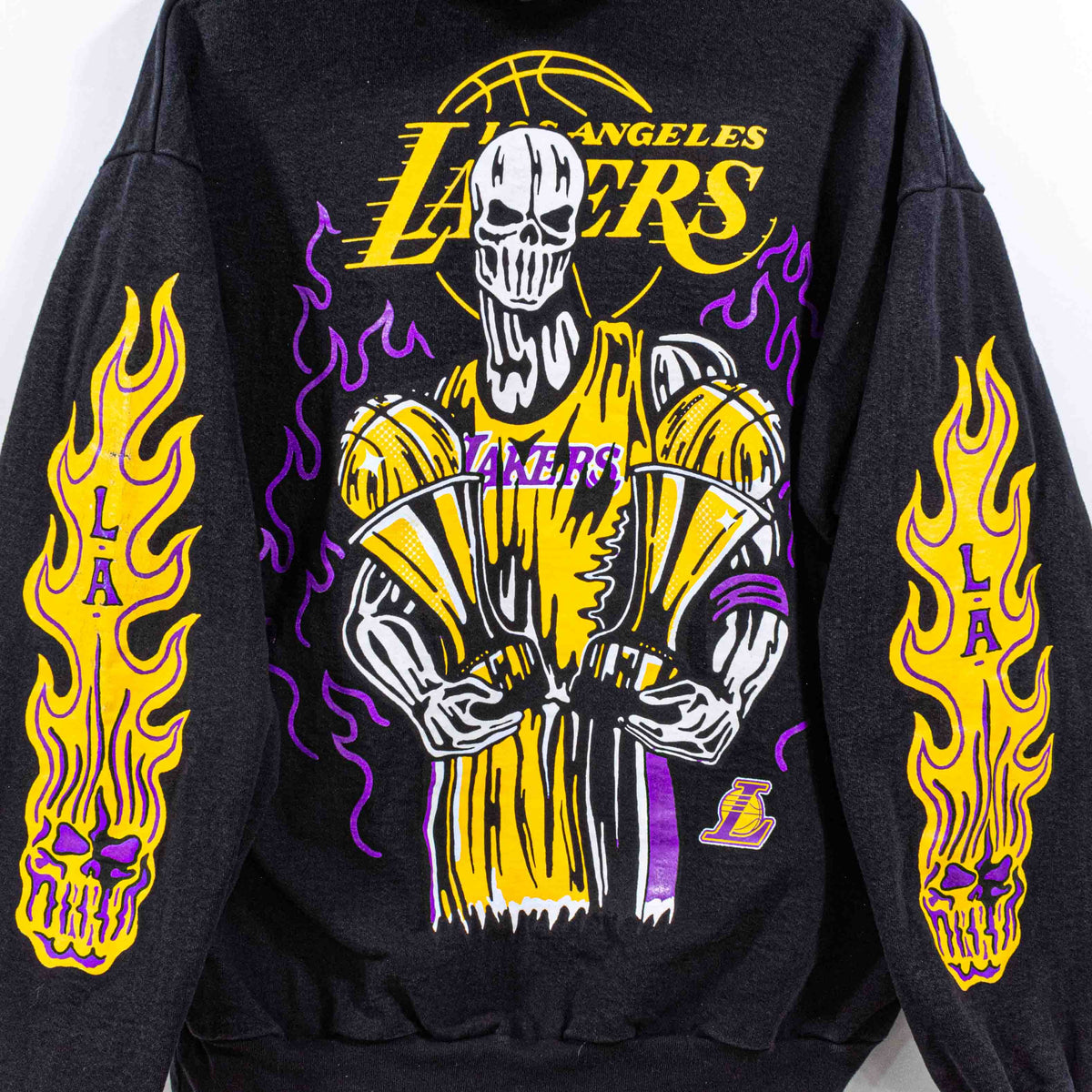 Warren Lotas Lakers NBA Championship Hoodie Sweatshirt Flame