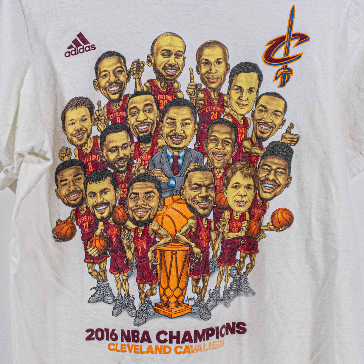 Adidas Cleveland Cavs Champ Shirt Cleveland Cavaliers 2016 NBA