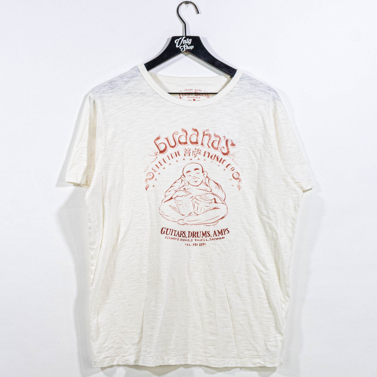 Lucky Brand T-Shirt Buddha's Electric Music– VNTG Shop