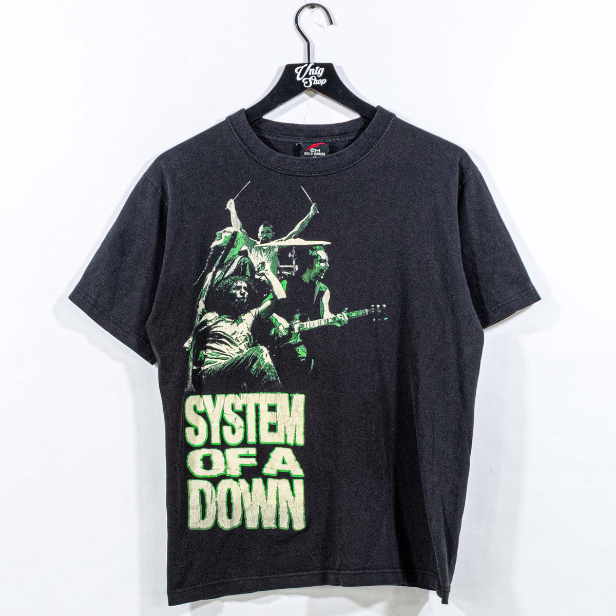 System Of A Down T-Shirt Ufficiale – Mano Logo Album – Unisex – Colore Nero – Taglia S – Cotone Morbido