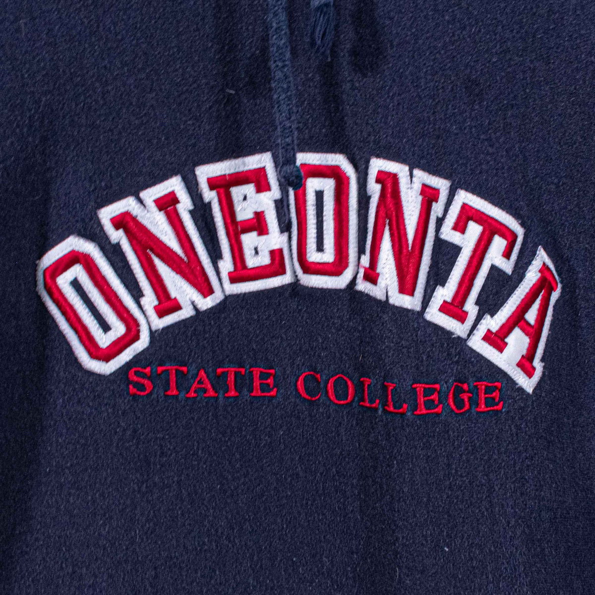 Oneonta State College Hoodie Sweatshirt MV Sport– VNTG Shop