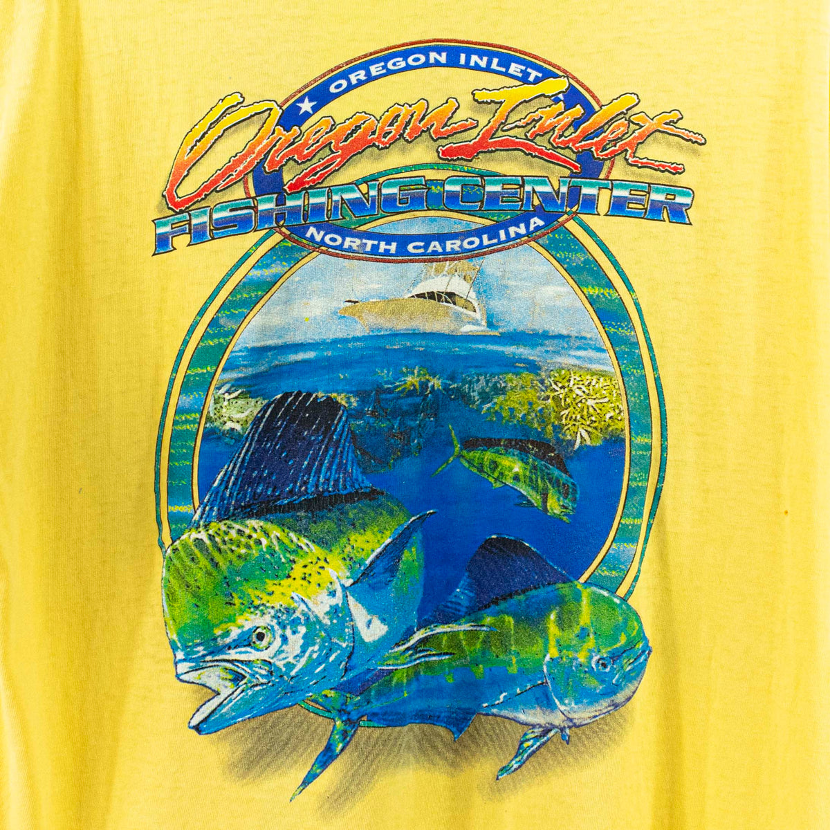 Oregon Inlet North Carolina Fishing Fish Art T-Shirt– VNTG Shop