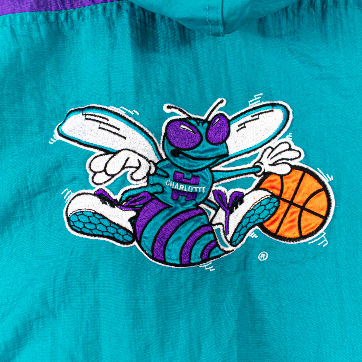 Starter Hoodie Sweater Charlotte Hornets Size L NBA Retro Vintage Hornets