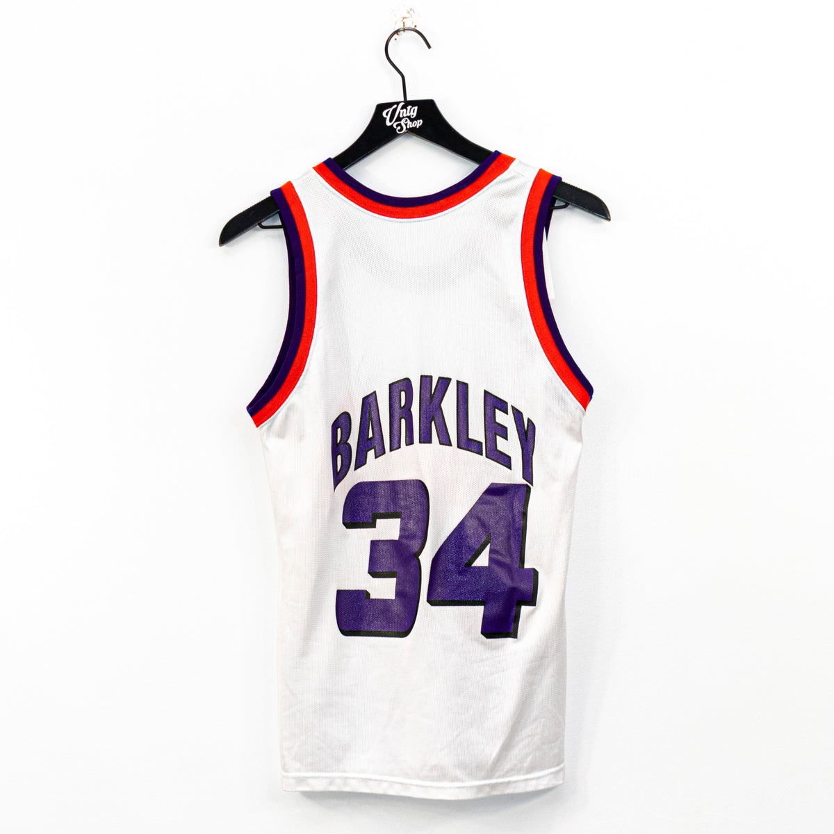 Phoenix Suns Jersey Champion NBA Charles Barkley 34 Shirt Basketball Vest
