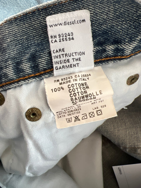 Diesel Industry Kratt Jeans Made in Italy Button Fly
