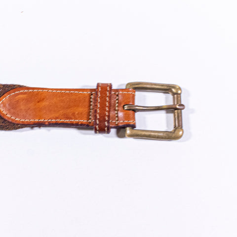 Banana Republic Wool Leather Safari Belt Made in England