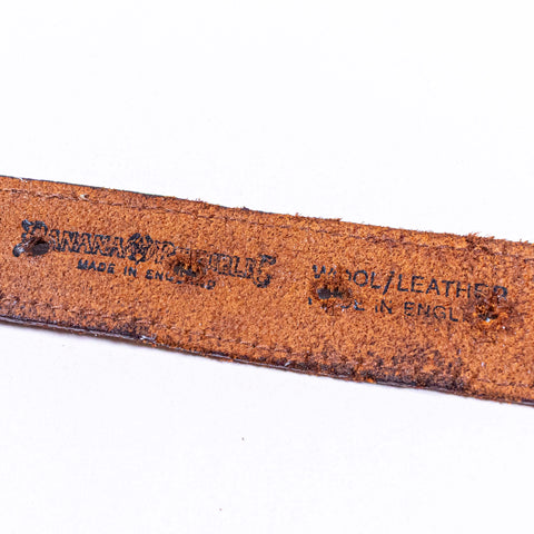 Banana Republic Wool Leather Safari Belt Made in England