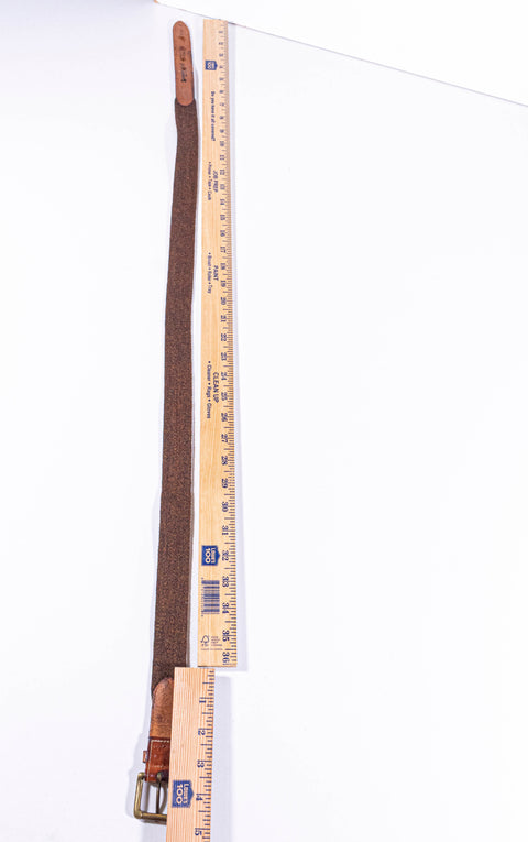 Banana Republic Wool Leather Safari Belt Made in England