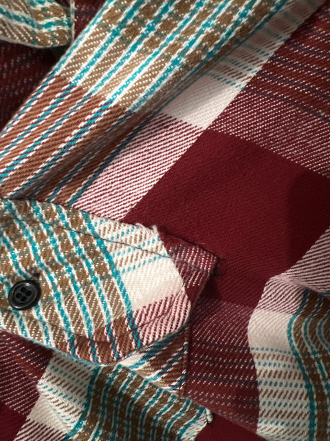 Frostproof Plaid Flannel Button Shirt Made in USA Grunge
