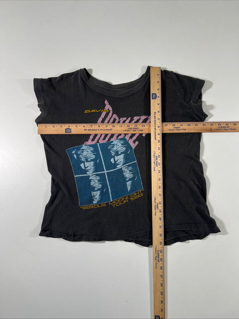 David Bowie Serious Moonlight 1983 Tour T-Shirt Sleeveless