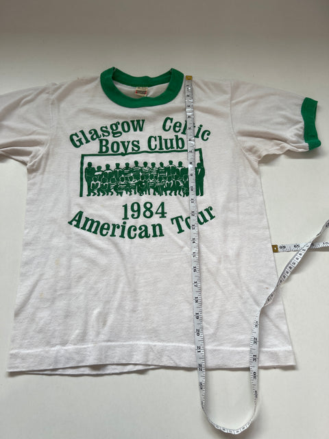 Glasgow Celtic Boys Club 1984 American Tour T-Shirt Soccer Futbol