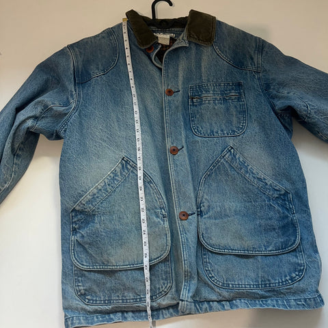 LL Bean Denim Chore Jacket Liner