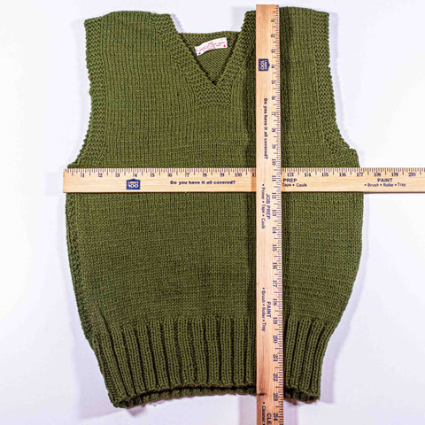 WWII American Red Cross Wool Sweater Vest