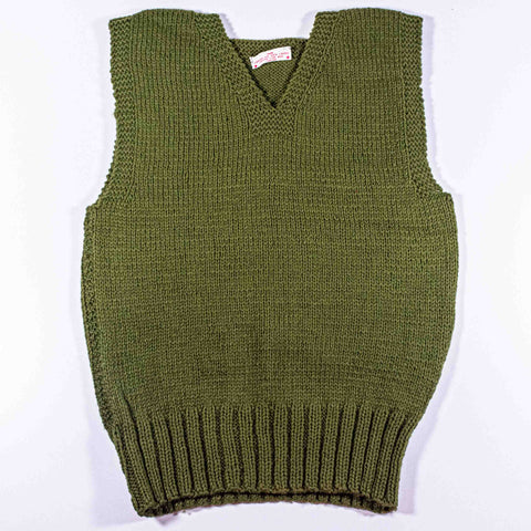 WWII American Red Cross Wool Sweater Vest