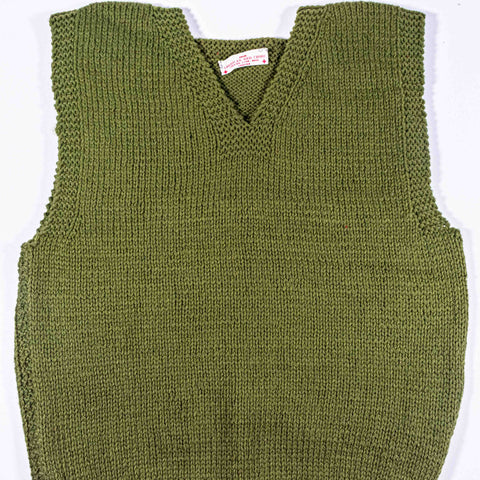 WWII American Red Cross Wool Sweater Vest