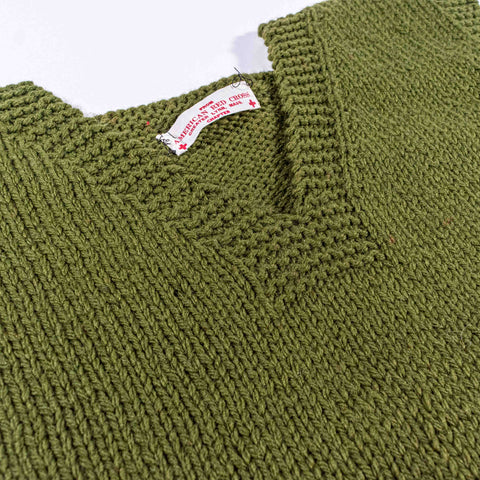 WWII American Red Cross Wool Sweater Vest