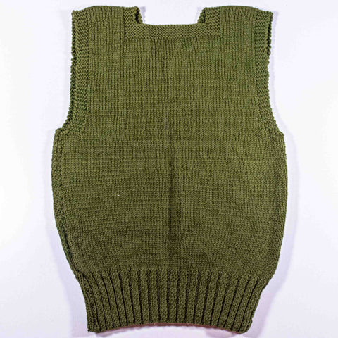 WWII American Red Cross Wool Sweater Vest