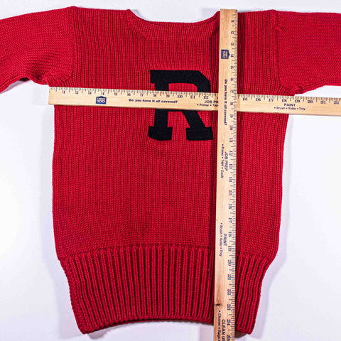1930s Rutgers University AG Spalding Knit Sweater