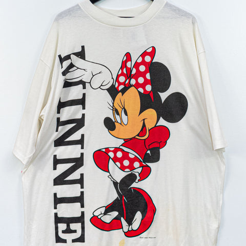 Walt Disney Productions Minnie Mouse Big Print T-Shirt
