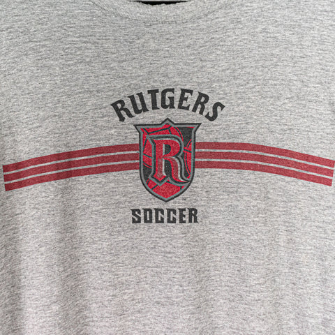 Adidas Soccer Rutgers University Soccer Distressed T-Shirt