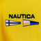 Nautica Embroidered Flag Spell Out Hooded Sailing Jacket