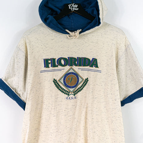 Florida USA Hooded Flip Up Sleeve T-Shirt