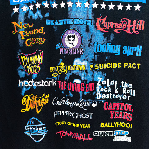 2004 Y100 Feztival New Found Glory Beastie Boys Cypress Hill Strokes T-Shirt