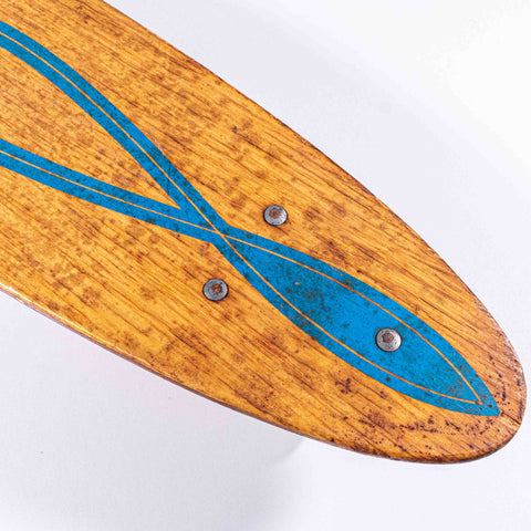 Pattison Forbes Hot Dogger Wood Skateboard Metal Trucks Wheels