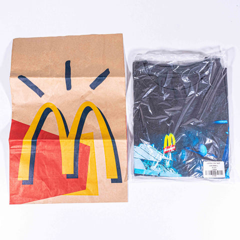 Cactus Jack Travis Scott Live From Utopia McDonalds T-Shirt with Paper Bag