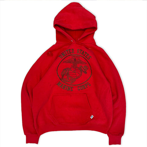 United States Marine Corp Discus Raglan Hoodie Sweatshirt