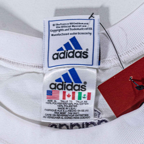 Adidas France 98 World Cup Coupe Du Monde Jersey
