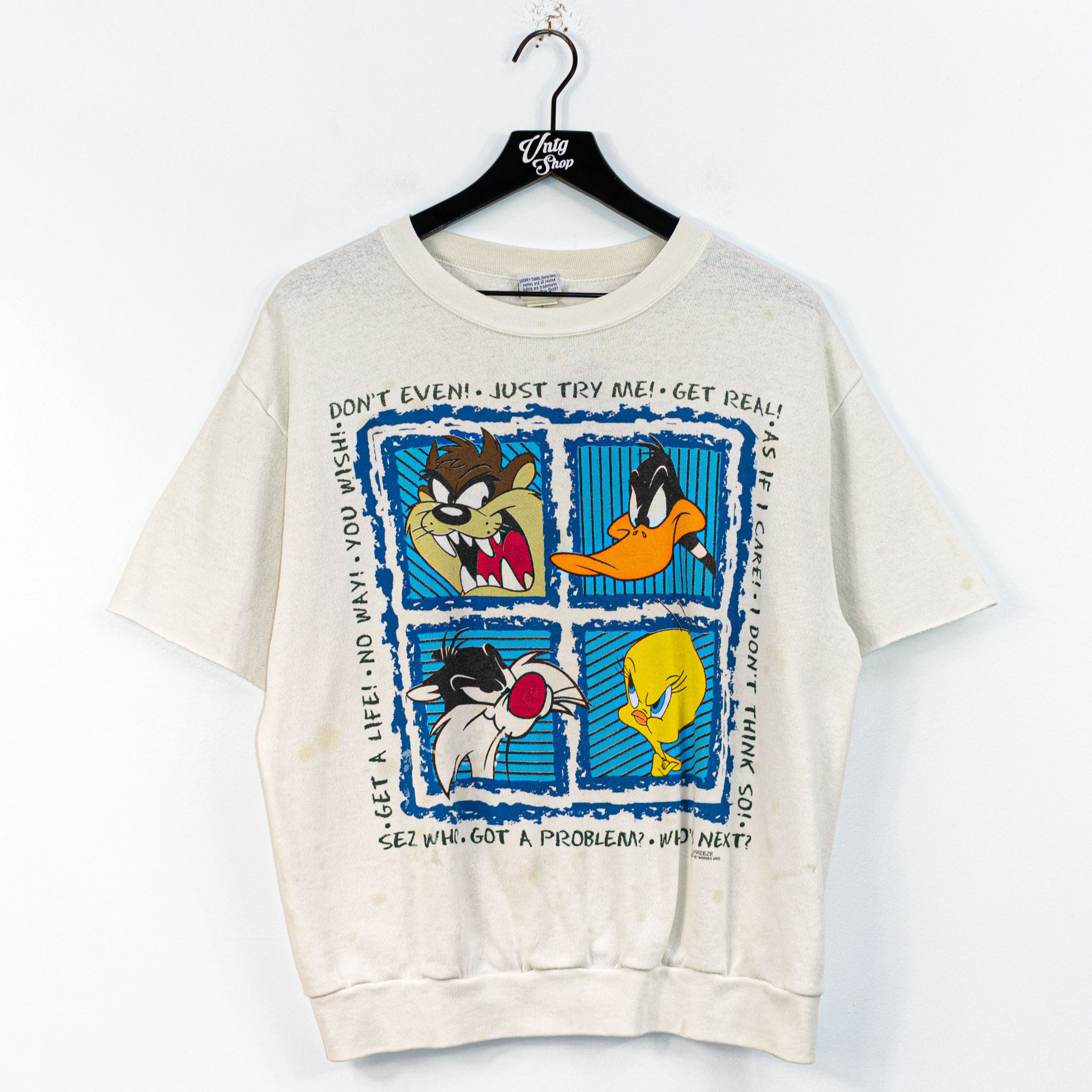 季節感春夏秋90s LOONEY TUNES Tシャツ FREEZEシリーズ