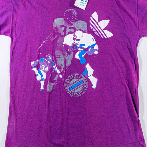 Adidas Original Trefoil Football Player Silhouette Big Print T-Shirt Sportspro