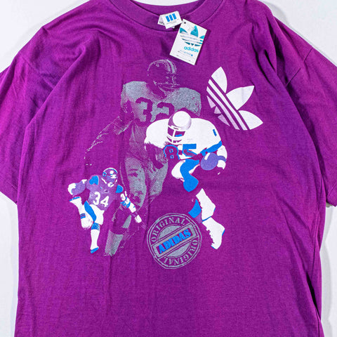 Adidas Original Trefoil Football Player Silhouette Big Print T-Shirt Sportspro