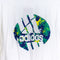 Adidas Three Stripe Abstract Pop Art Logo Double Sided Made In Portugal T-Shirt