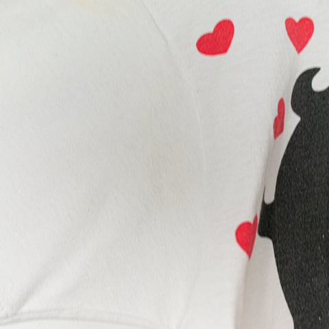 1988 Betty Boop Hearts Chopped T-Shirt