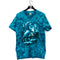 Horse Lightning Big Print Tonal Tie Dye T-Shirt