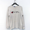 Champion Spell Out Long Sleeve Thrashed T-Shirt